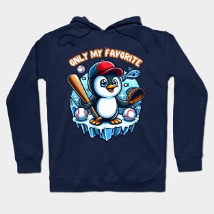 penguin baseball Hoodie